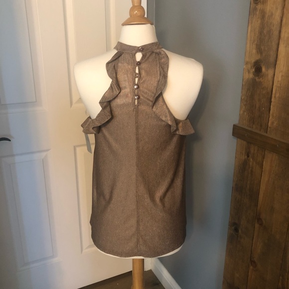 Dressy tank with ruffles size Large - Picture 2 of 3